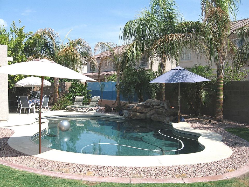 Backyard and pool