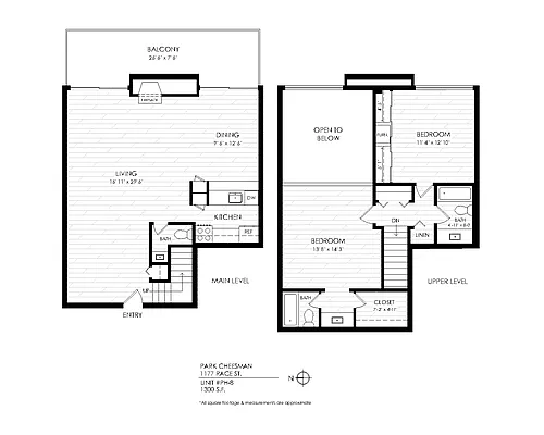 Floor plan Chelsea Penthouse