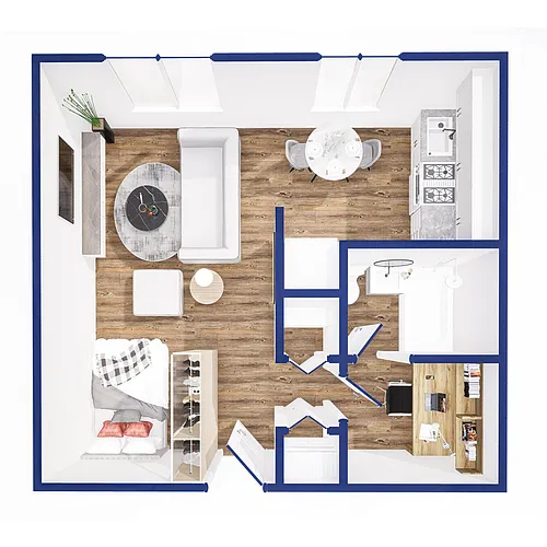 Floor plan Studio