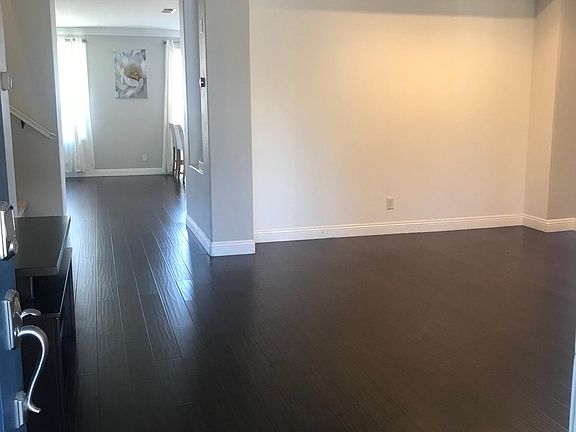 Entry way into large formal living room