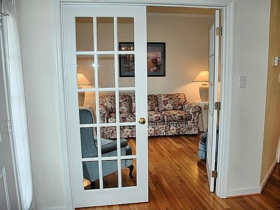 Living Room with French Doors