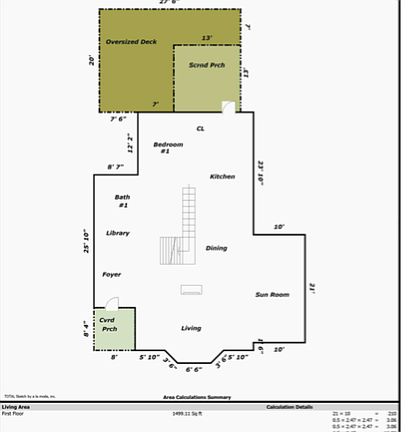1st floor existing layout