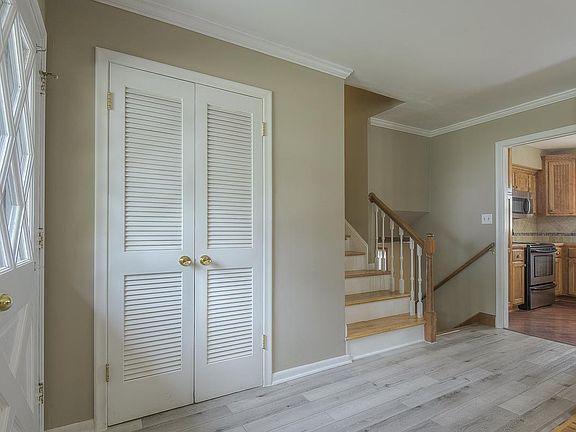 Large coat closet at the entry.