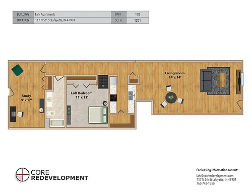 Floor plan 102