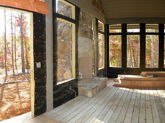 Screened-in porch.