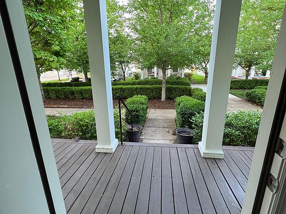 View from front door looking at Courtyard