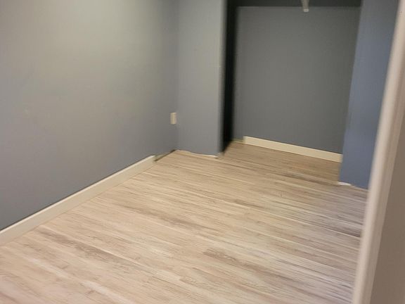 Den - The closet now has a door