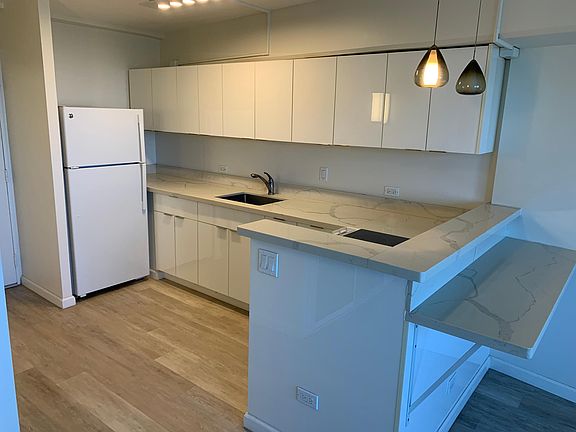Kitchen from living area