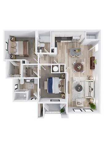 Floor plan 2X2 B1