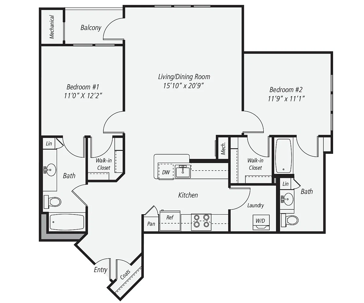 Floor plan B1c-1127