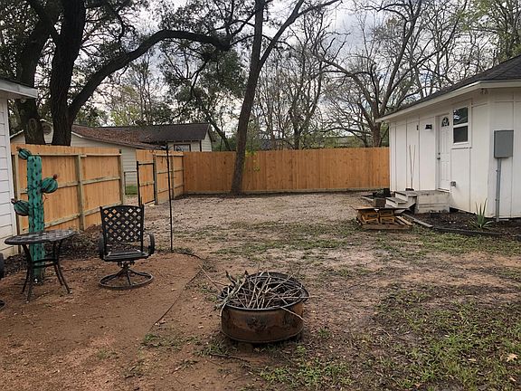 west view of patio