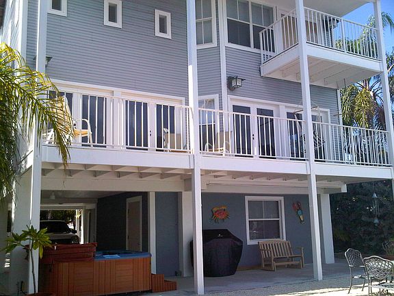 Rear from patio on back