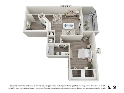 Floor plan La Paz