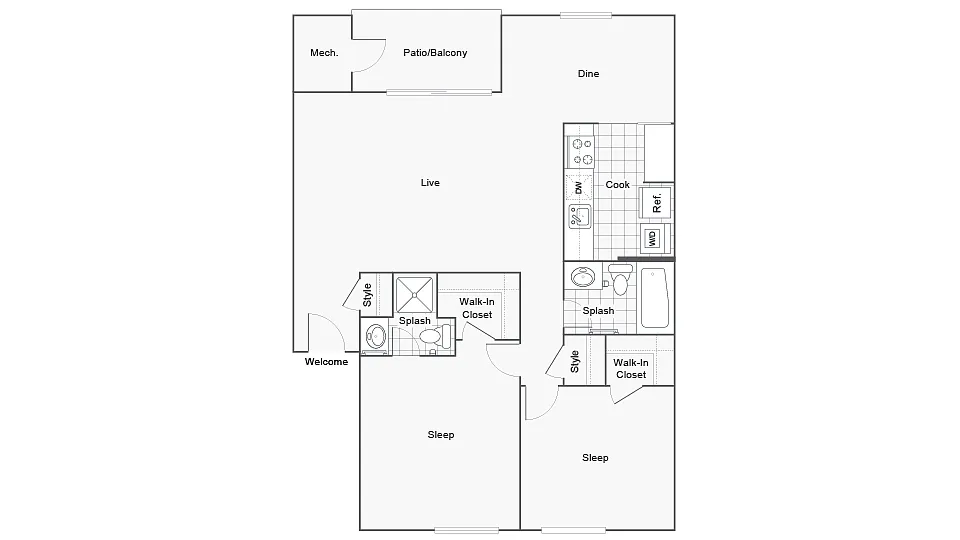 Floor plan Camden