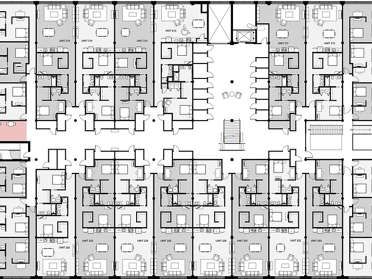 2nd Floor Unit Layout