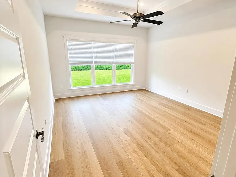 Spacious master bedroom with private preserve views and added privacy (no rear neighbors)