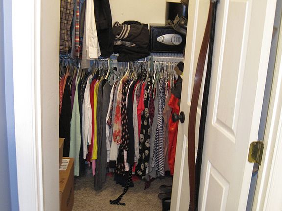 Master walk in closet