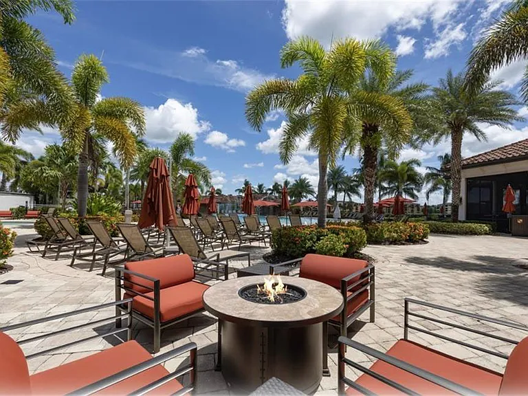 Poolside Fire Pits