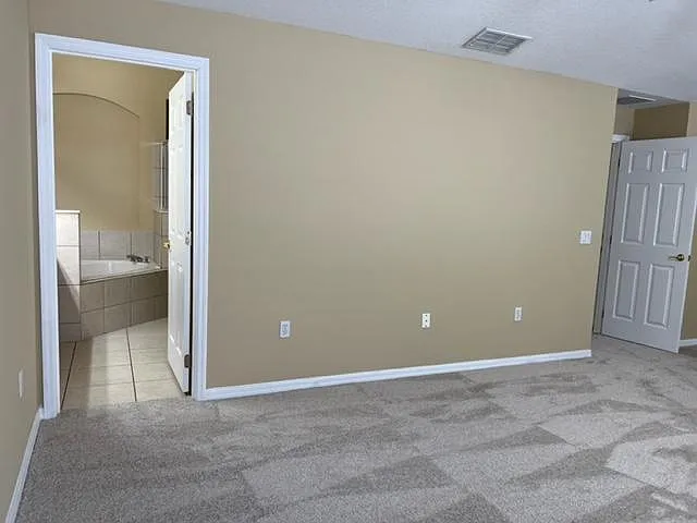Master bedroom with master bath