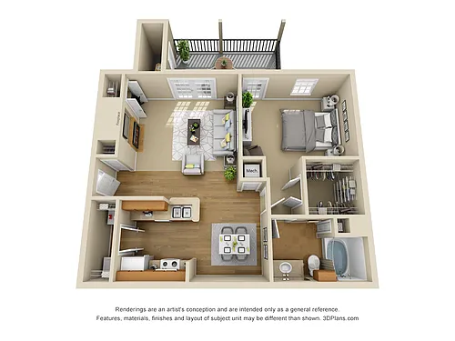 Floor plan Windmill Palm