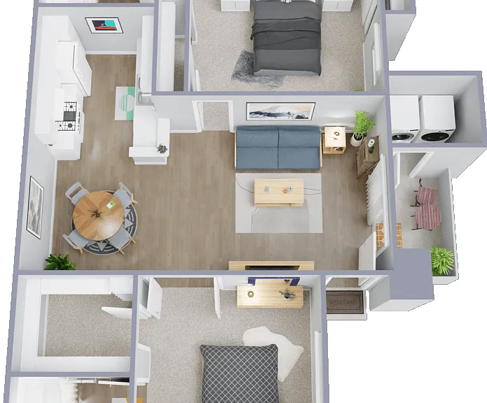 Plan C Floorplan Diagram