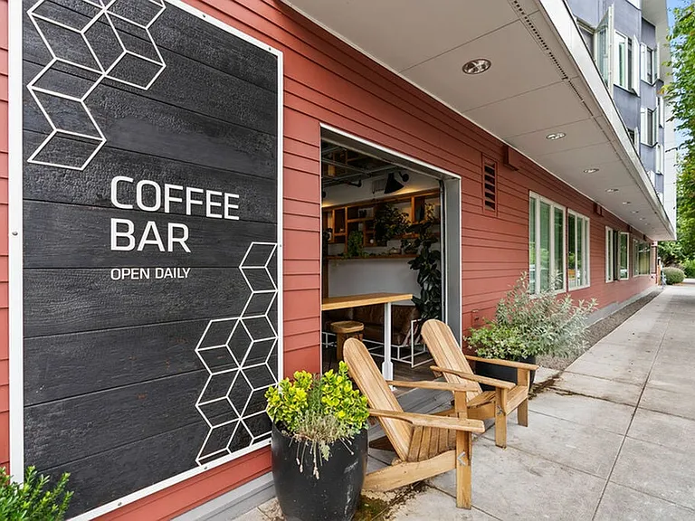 Coffee Bar Only Steps Away