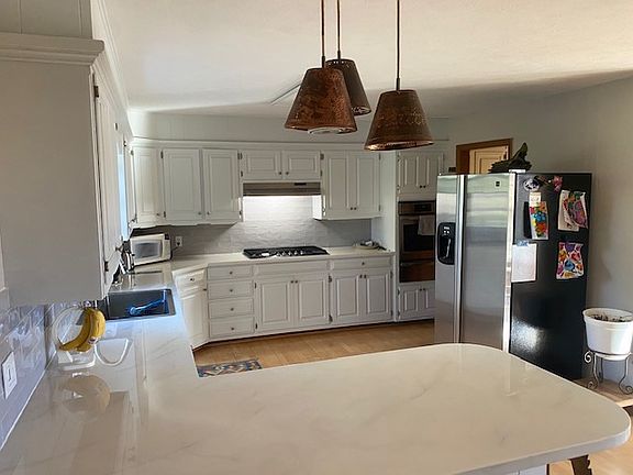 modern kitchen with all appliances