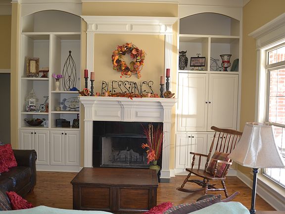Built-ins and Fireplace