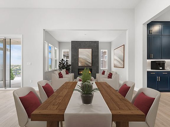 Homesite 21 Dining Lounge - Virtually Staged