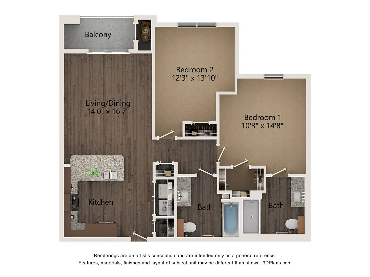 Floor plan B3