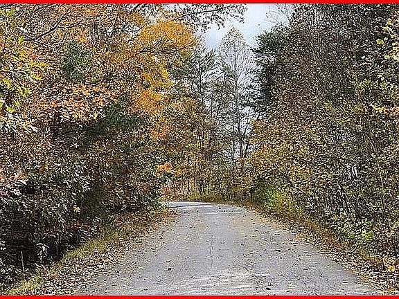 Paved streets in neighborhood