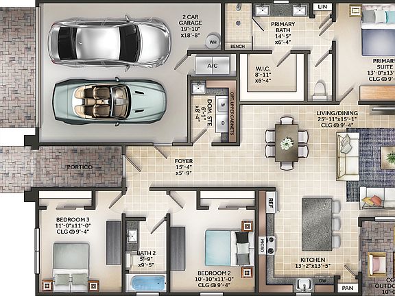Sebring Floor Plan