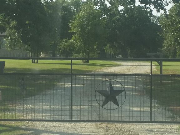 gate and driveway 