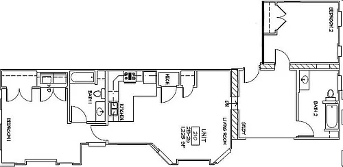 Floor plan Bedroom Spacious
