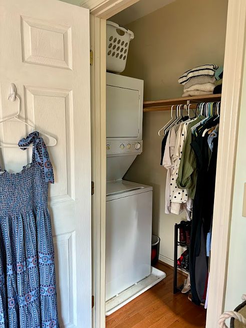 Laundry in your closet