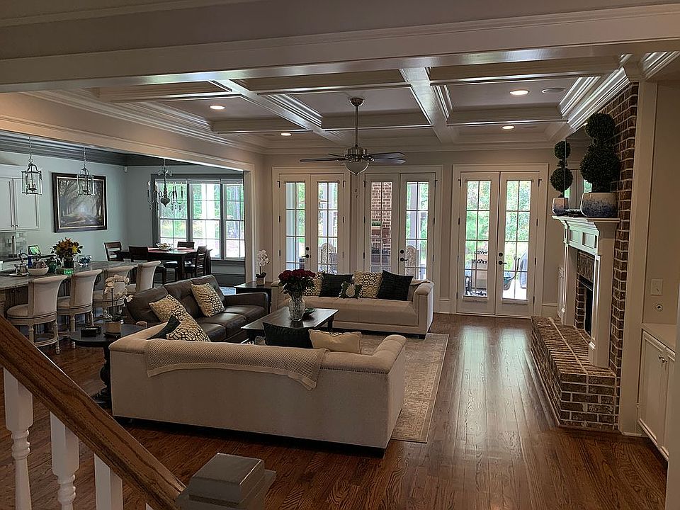 Large open family room