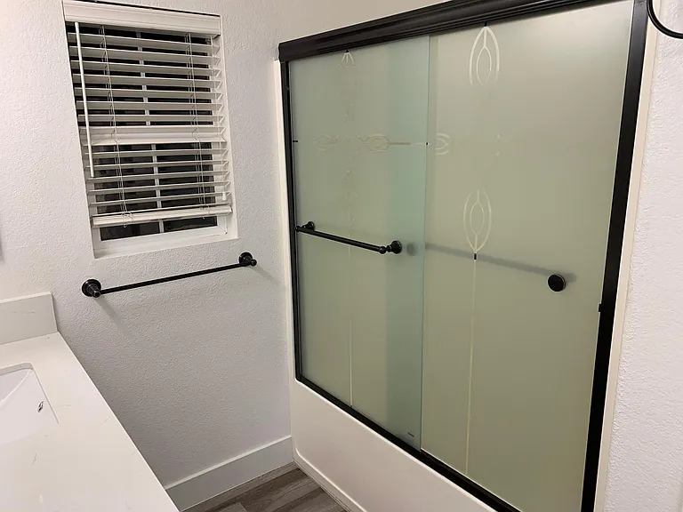 Master Bathroom tub & shower - $2350mo. 3 Bedrooms 2.5 Baths