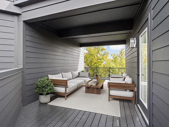 Covered Rooftop Deck Space