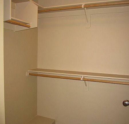 Master bedroom walk-in closet