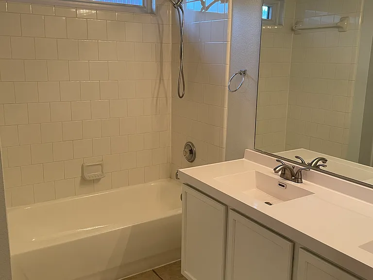 Master Bath with new Vanity Top