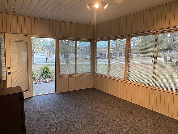 Backyard view from porch