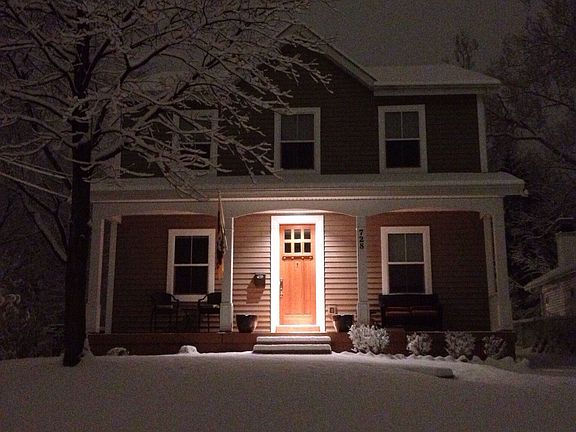 Exterior Front in Winter