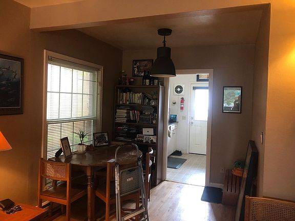 dining room and back door