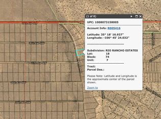 Vista Road Rd NW, Rio Rancho, NM 87144