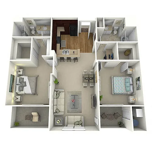 Floor plan B1