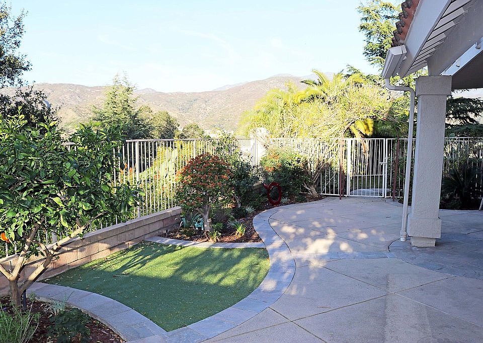 Stunning views from the front yard, looking toward the entry gate
