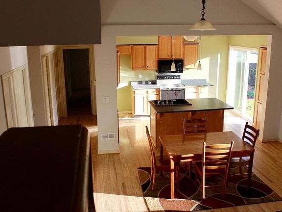 Kitchen and dining area