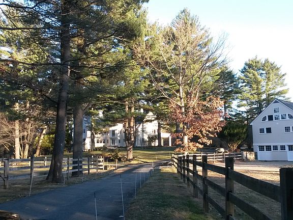 Carriage house on 8-acre estate