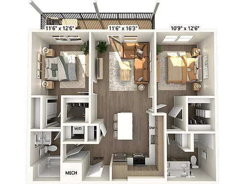 Floor plan B1c-Finish2-1014