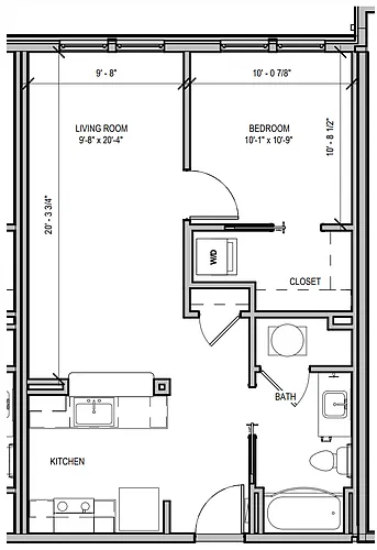 Floor plan Merci
